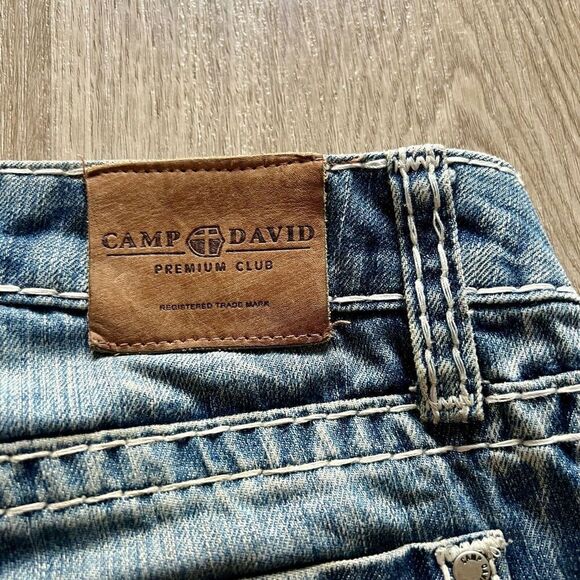 CAMP DAVID Nick Regular Fit Jeans Men's 30x33 Fade Effect Button Denim - Picture 12 of 12